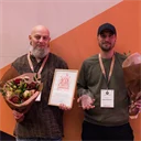 Bild från Handels Kongress 2025. Bilden föreställer Henrik och Tobias från fackklubben på Lantmännen Maskin AB. 