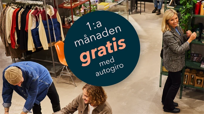 1a månaden gratis